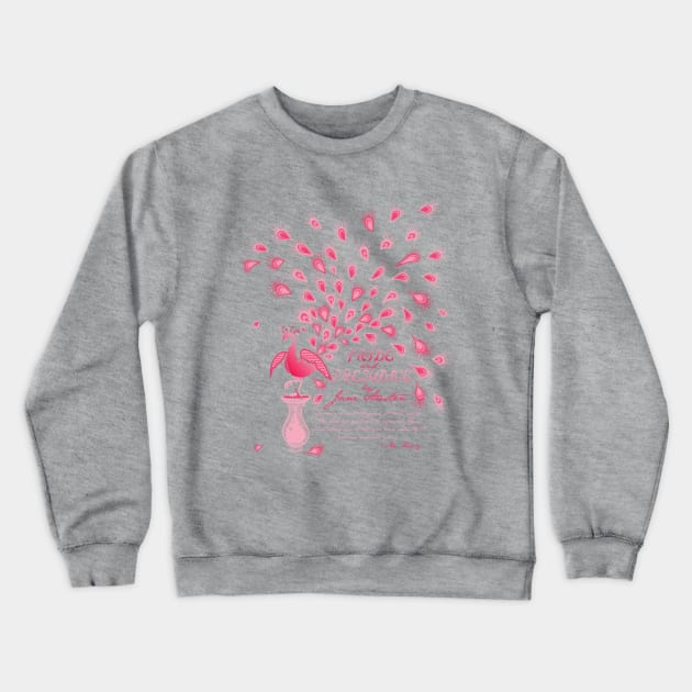 Paisley Peacock Pride and Prejudice: Girly Crewneck Sweatshirt by DoodleHeadDee